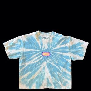 Haus of Hendo Hand Dyed Sky Blue Tie-Dye Tee